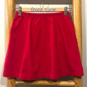 Sporting Look Tennis Skirt - Red